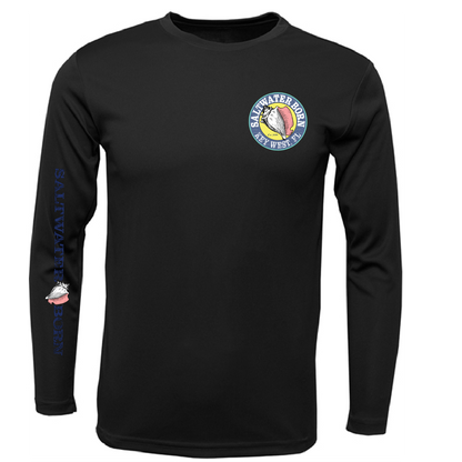 Saltwater Born Key West, FL Realistic Lobster Long Sleeve UPF 50+ Dry-Fit Shirt
