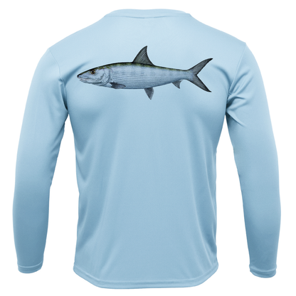 USA Bonefish Long Sleeve UPF 50+ Dry-Fit Shirt