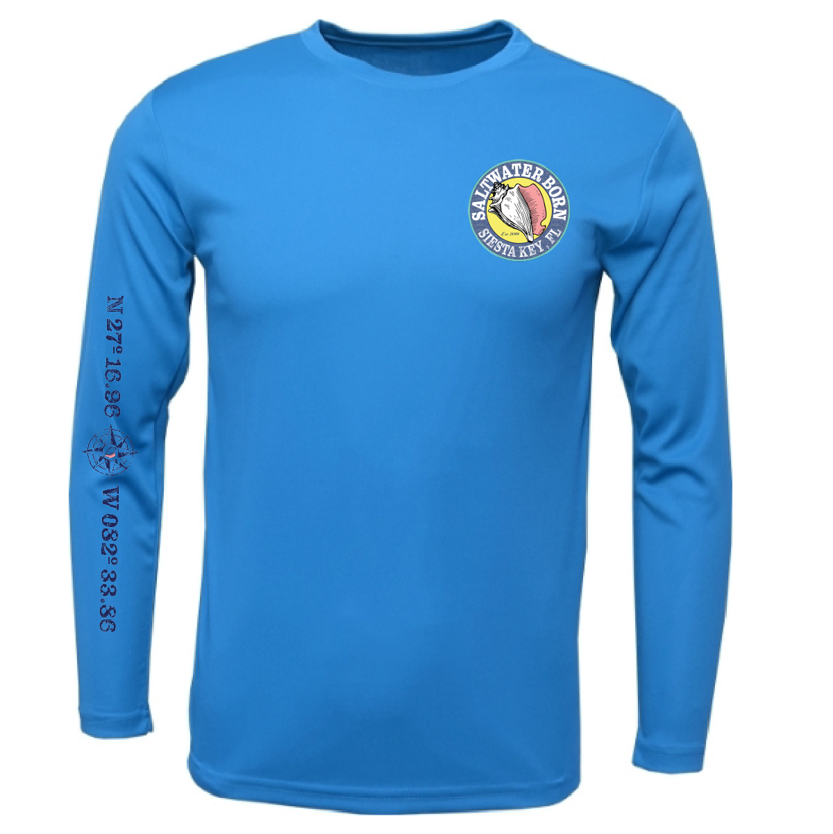 Siesta Key, FL Kraken Long Sleeve UPF 50+ Dry-Fit Shirt