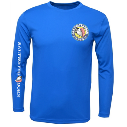 Saltwater Born Key West, FL Kraken Long Sleeve UPF 50+ Dry-Fit Shirt