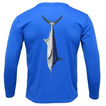 Siesta Key, FL Marlin Long Sleeve UPF 50+ Dry-Fit Shirt