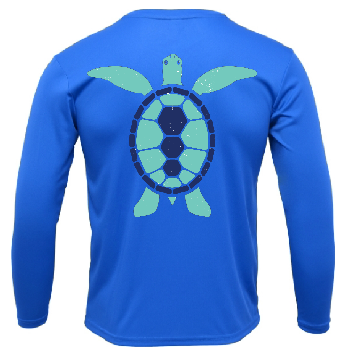 Saltwater Born Key West, FL Turtle Long Sleeve UPF 50+ Dry-Fit Shirt