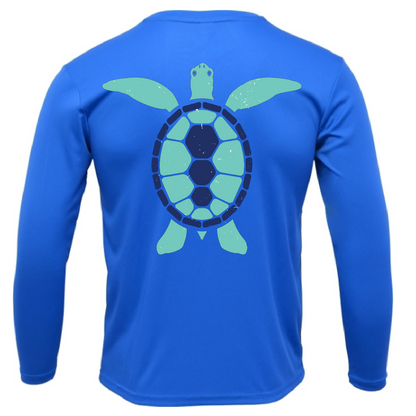 Saltwater Born Key West, FL Turtle Long Sleeve UPF 50+ Dry-Fit Shirt