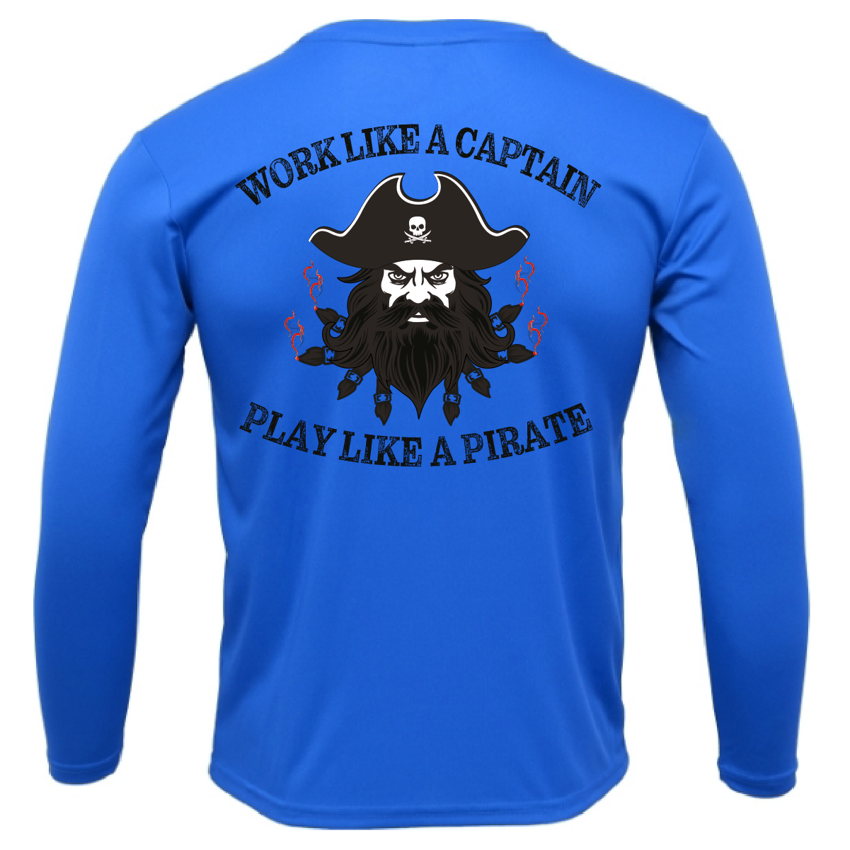 Tampa Bay Blackbeard Long Sleeve UPF 50+ Dry-Fit Shirt