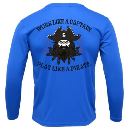 Tampa Bay Blackbeard Long Sleeve UPF 50+ Dry-Fit Shirt