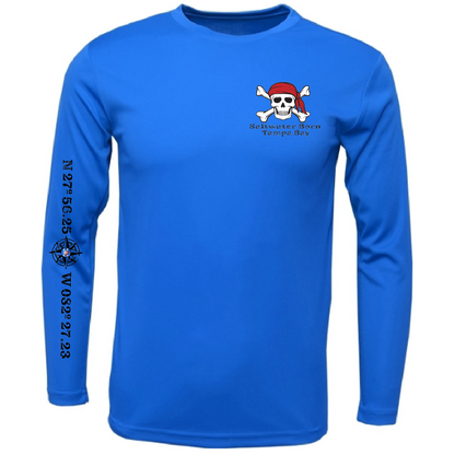 Tampa Bay Blackbeard Long Sleeve UPF 50+ Dry-Fit Shirt