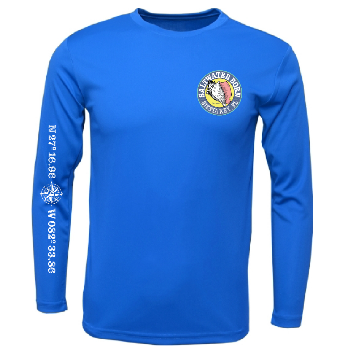 Siesta Key, FL "Surrender The Booty" Long Sleeve UPF 50+ Dry-Fit Shirt