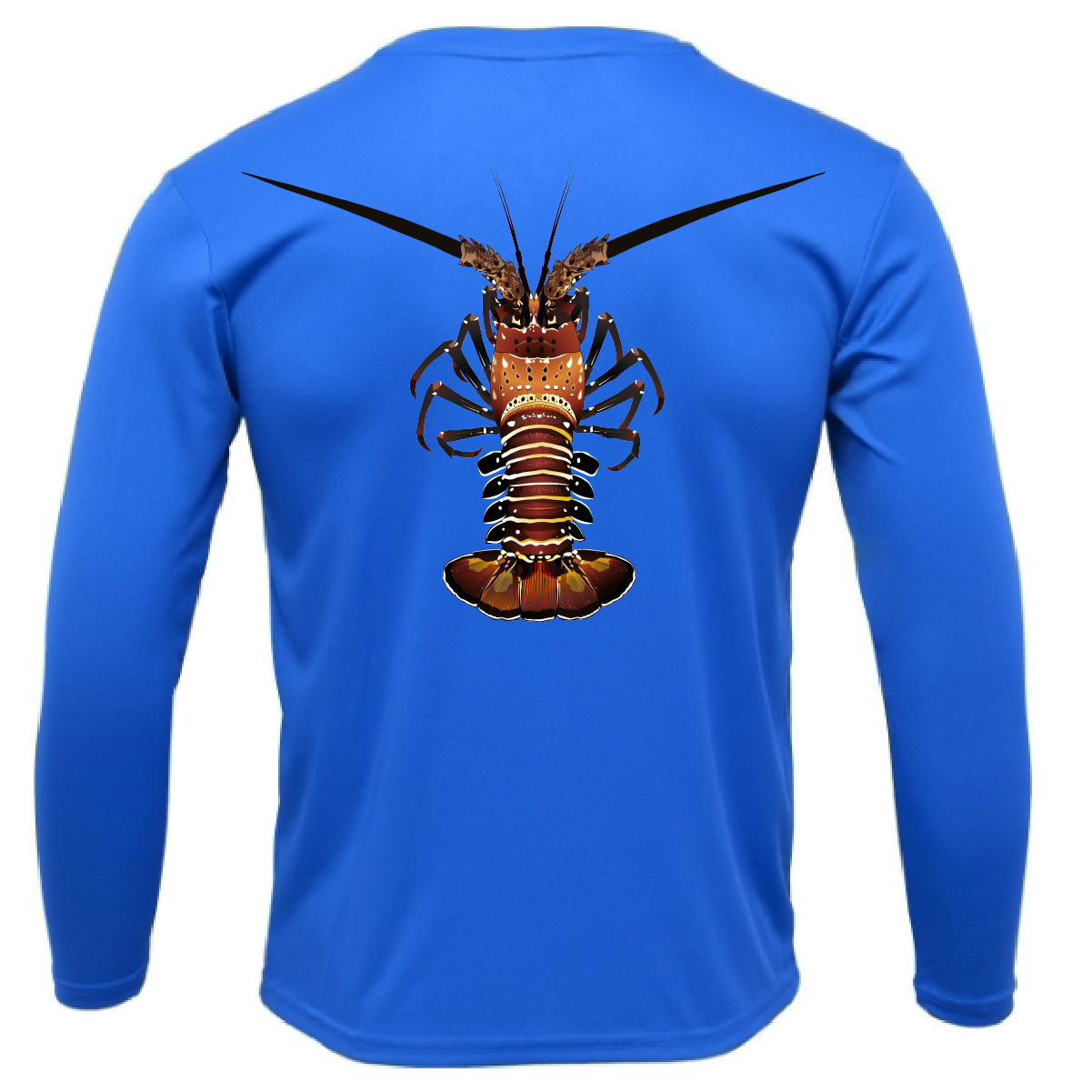 Saltwater Born Key West, FL Realistic Lobster Long Sleeve UPF 50+ Dry-Fit Shirt