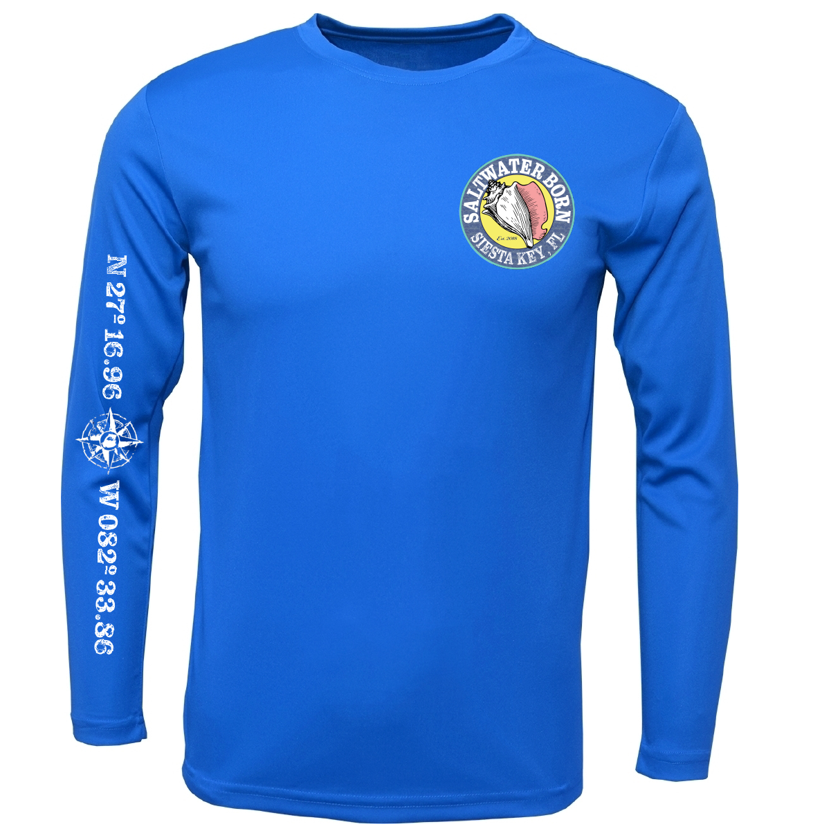 Siesta Key, FL Kraken Long Sleeve UPF 50+ Dry-Fit Shirt