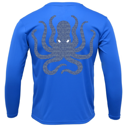 Siesta Key, FL Kraken Long Sleeve UPF 50+ Dry-Fit Shirt