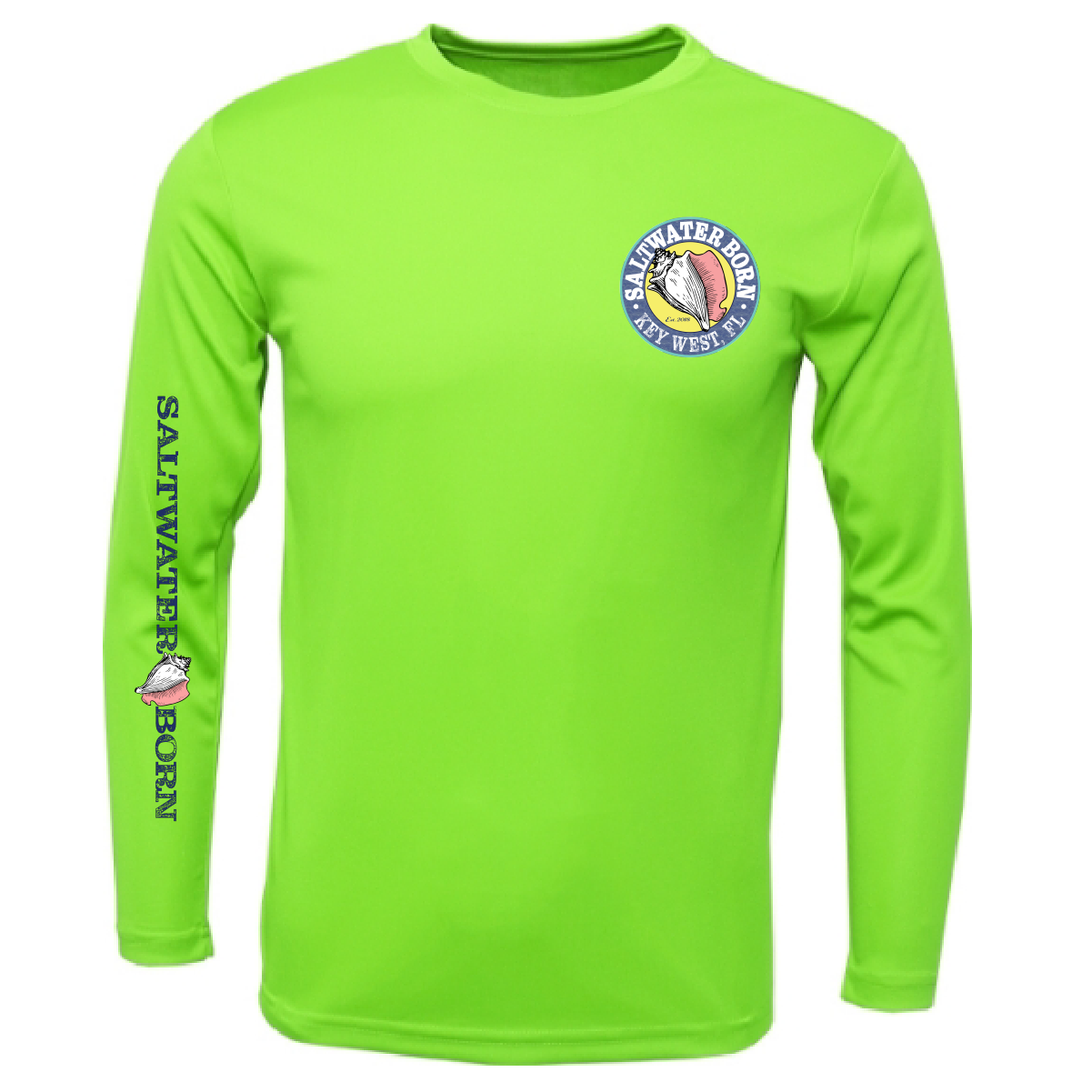 Saltwater Born Key West, FL Kraken Long Sleeve UPF 50+ Dry-Fit Shirt