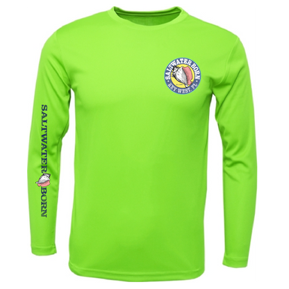 Saltwater Born Key West, FL Kraken Long Sleeve UPF 50+ Dry-Fit Shirt