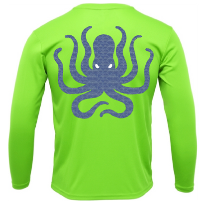 Siesta Key, FL Kraken Long Sleeve UPF 50+ Dry-Fit Shirt