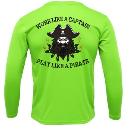 Tampa Bay Blackbeard Long Sleeve UPF 50+ Dry-Fit Shirt