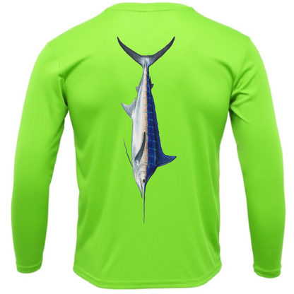 Siesta Key, FL Marlin Long Sleeve UPF 50+ Dry-Fit Shirt