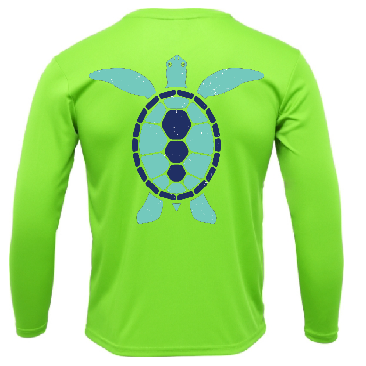 Saltwater Born Key West, FL Turtle Long Sleeve UPF 50+ Dry-Fit Shirt