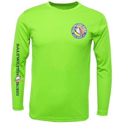 Saltwater Born Key West, FL Turtle Long Sleeve UPF 50+ Dry-Fit Shirt