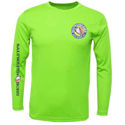 Saltwater Born Key West, FL Realistic Lobster Long Sleeve UPF 50+ Dry-Fit Shirt