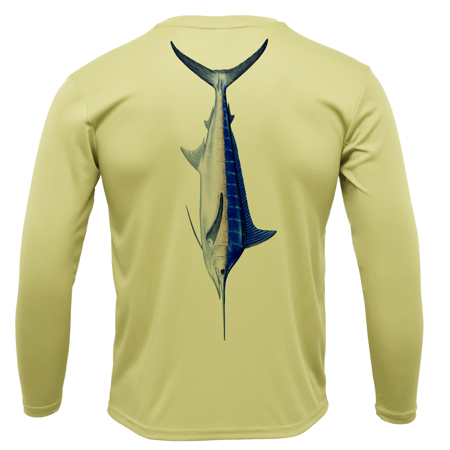 Saltwater Born Key West, FL Marlin Boy's Long Sleeve UPF 50+ Dry-Fit Shirt