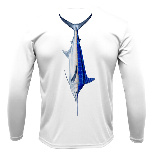 Saltwater Born Key West, FL Marlin Long Sleeve UPF 50+ Dry-Fit Shirt