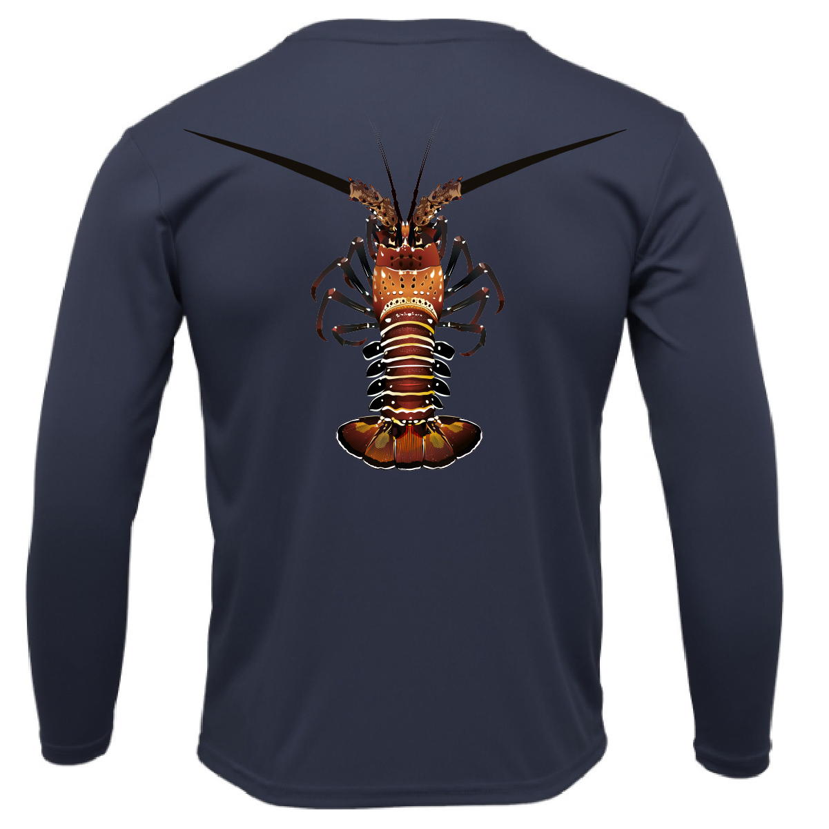 Saltwater Born Key West, FL Realistic Lobster Long Sleeve UPF 50+ Dry-Fit Shirt