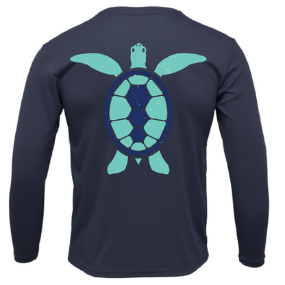 Saltwater Born Key West, FL Turtle Long Sleeve UPF 50+ Dry-Fit Shirt