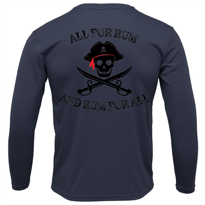 Tampa Bay "All For Rum and Rum For All" Long Sleeve UPF 50+ Dry-Fit Shirt