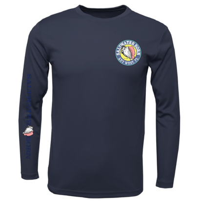 Saltwater Born Key West, FL Turtle Long Sleeve UPF 50+ Dry-Fit Shirt