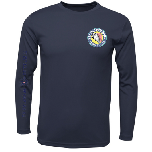 Siesta Key, FL Marlin Long Sleeve UPF 50+ Dry-Fit Shirt