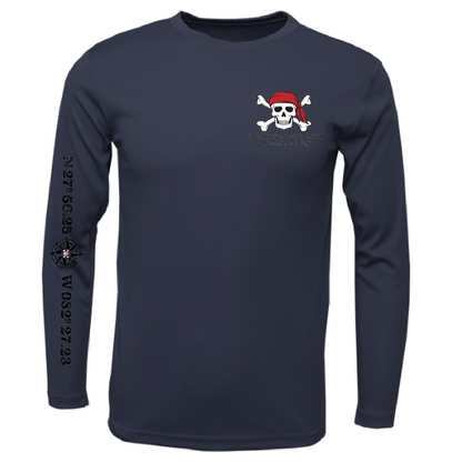 Tampa Bay Blackbeard Long Sleeve UPF 50+ Dry-Fit Shirt