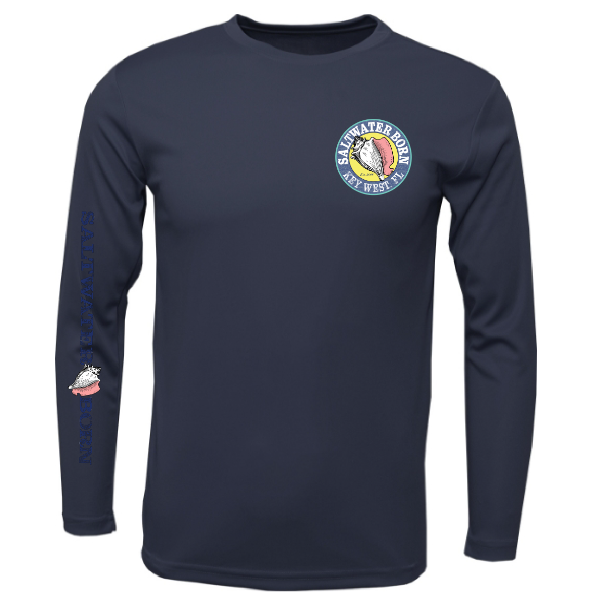 Saltwater Born Key West, FL Realistic Lobster Long Sleeve UPF 50+ Dry-Fit Shirt
