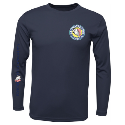 Saltwater Born Key West, FL Realistic Lobster Long Sleeve UPF 50+ Dry-Fit Shirt