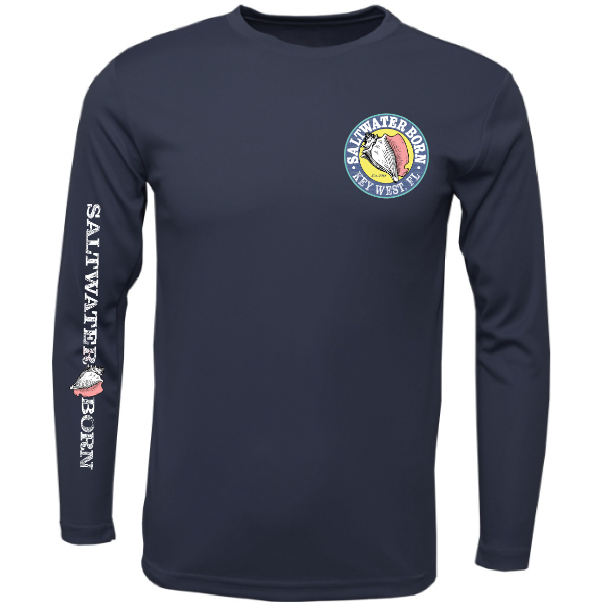 Saltwater Born Key West, FL Kraken Long Sleeve UPF 50+ Dry-Fit Shirt