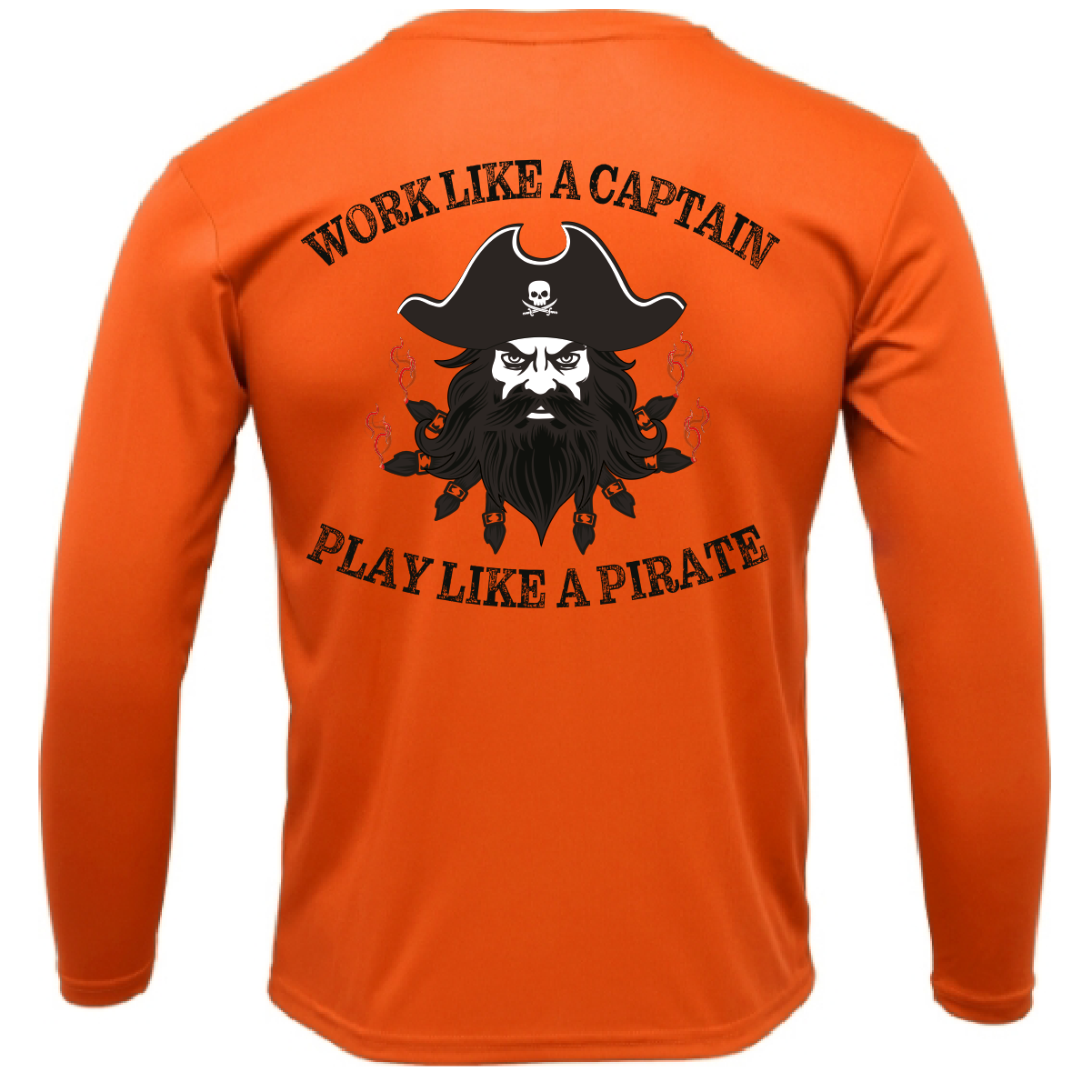 Tampa Bay Blackbeard Long Sleeve UPF 50+ Dry-Fit Shirt