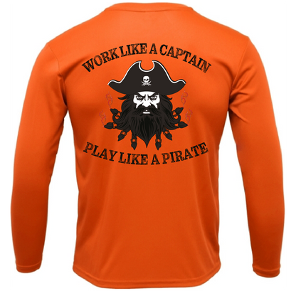 Tampa Bay Blackbeard Long Sleeve UPF 50+ Dry-Fit Shirt