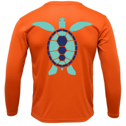 Saltwater Born Key West, FL Turtle Long Sleeve UPF 50+ Dry-Fit Shirt