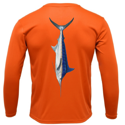 Siesta Key, FL Marlin Long Sleeve UPF 50+ Dry-Fit Shirt