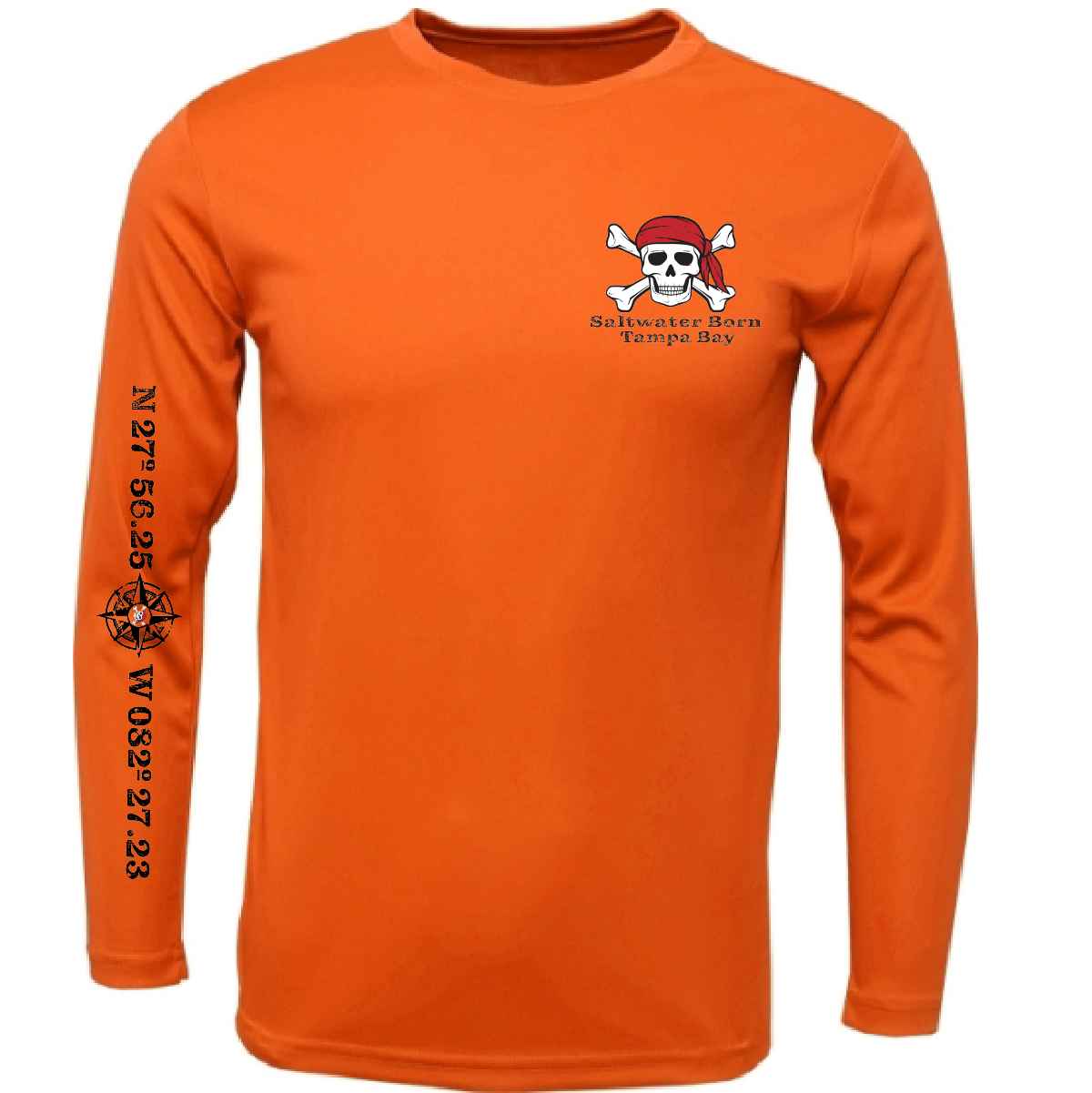 Tampa Bay Blackbeard Long Sleeve UPF 50+ Dry-Fit Shirt
