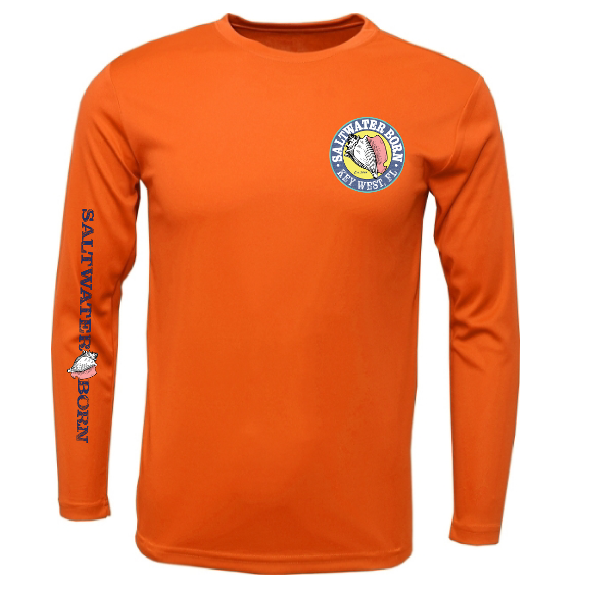 Saltwater Born Key West, FL Kraken Long Sleeve UPF 50+ Dry-Fit Shirt
