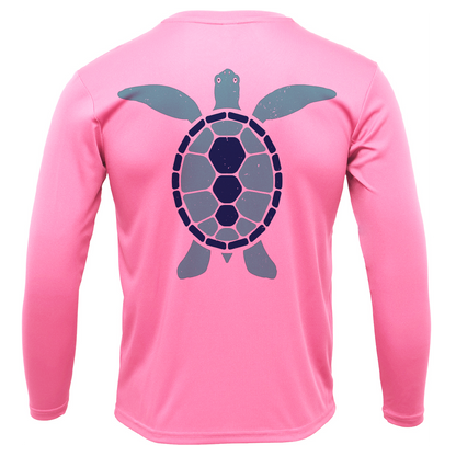 Saltwater Born Key West, FL Turtle Long Sleeve UPF 50+ Dry-Fit Shirt