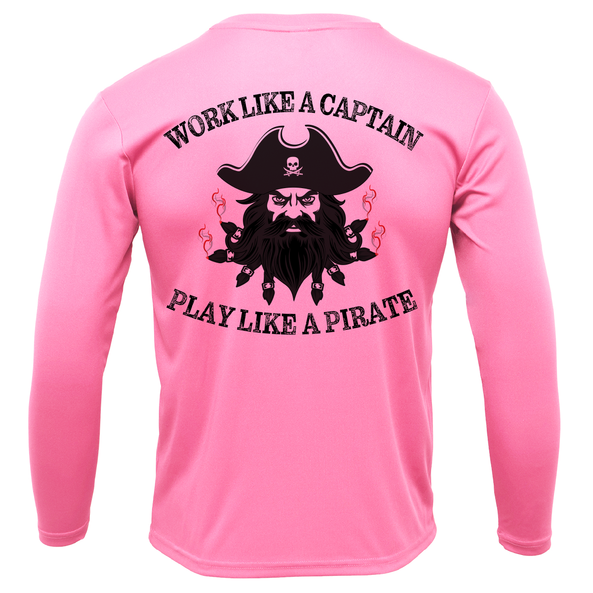 Tampa Bay Blackbeard Long Sleeve UPF 50+ Dry-Fit Shirt