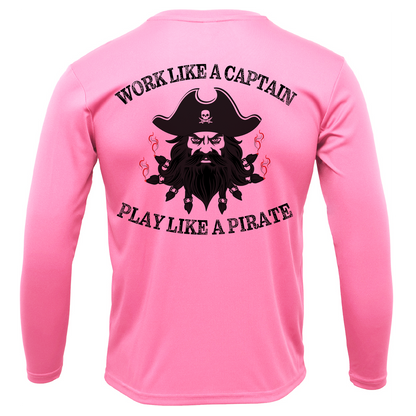 Tampa Bay Blackbeard Long Sleeve UPF 50+ Dry-Fit Shirt