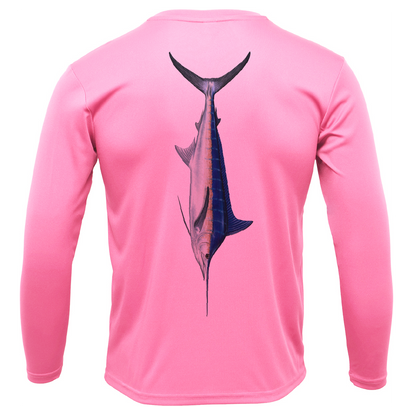 Siesta Key, FL Marlin Long Sleeve UPF 50+ Dry-Fit Shirt