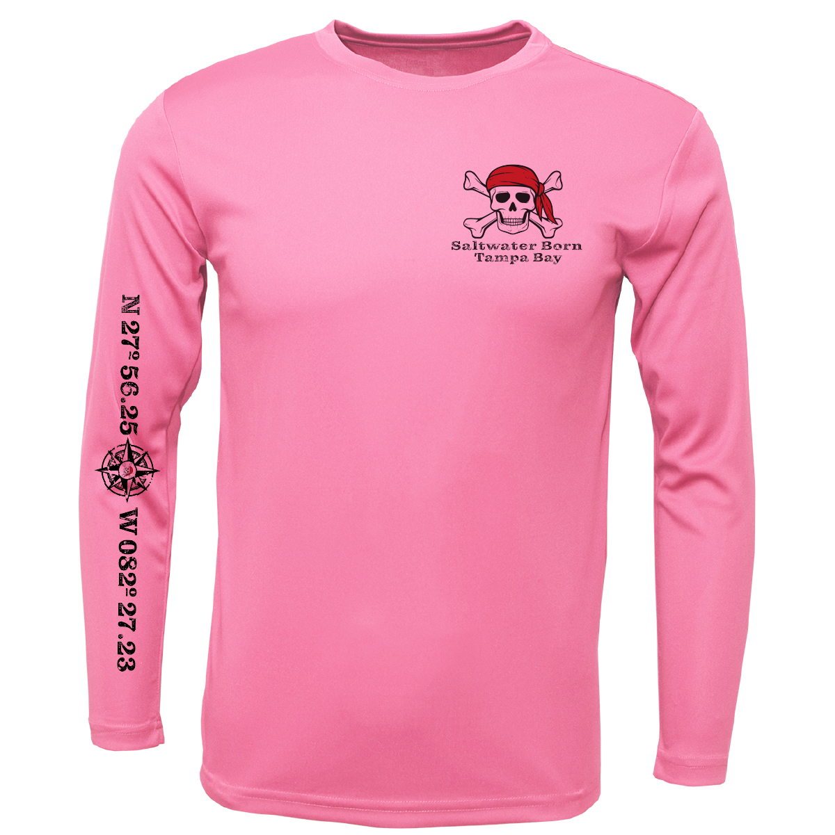 Tampa Bay Blackbeard Long Sleeve UPF 50+ Dry-Fit Shirt