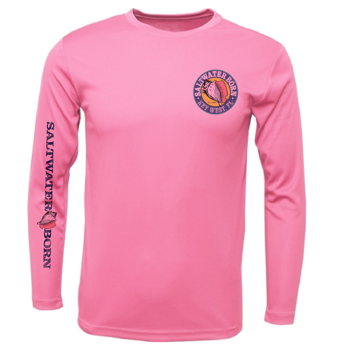 Saltwater Born Key West, FL Kraken Long Sleeve UPF 50+ Dry-Fit Shirt