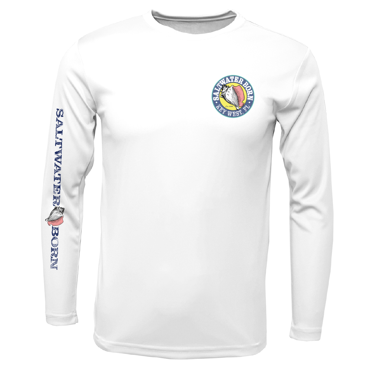 Saltwater Born Key West, FL Marlin Long Sleeve UPF 50+ Dry-Fit Shirt