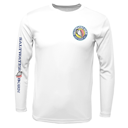 Saltwater Born Key West, FL Marlin Long Sleeve UPF 50+ Dry-Fit Shirt