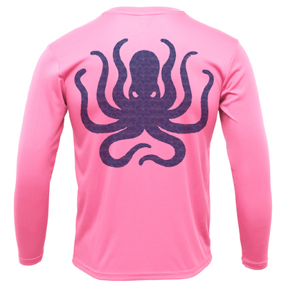 Siesta Key, FL Kraken Long Sleeve UPF 50+ Dry-Fit Shirt