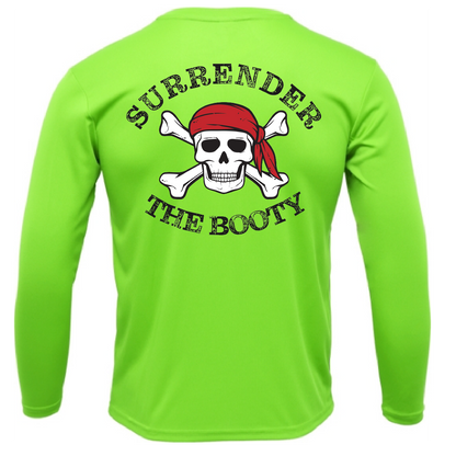 Siesta Key, FL "Surrender The Booty" Long Sleeve UPF 50+ Dry-Fit Shirt