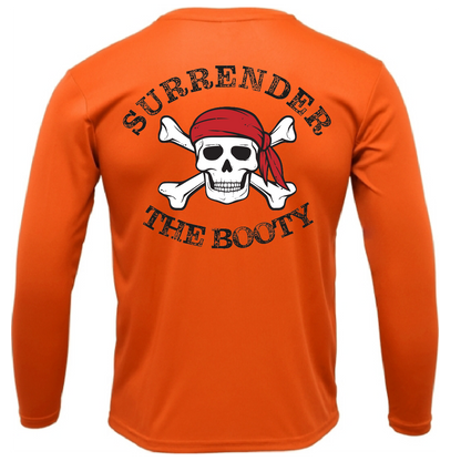 Siesta Key, FL "Surrender The Booty" Long Sleeve UPF 50+ Dry-Fit Shirt